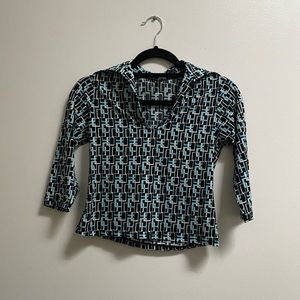 Vintage Mendocino Patterned Collared Shirt
